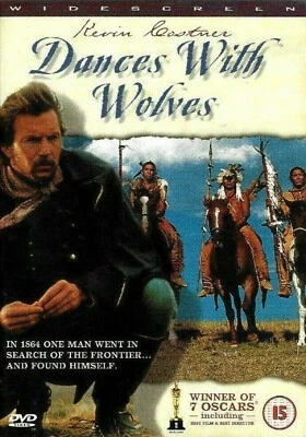 Dances With Wolves (DVD-2001,1-Disc) Region 2. Kevin Costner. *"Lakota Indians"* - Image 1 of 4