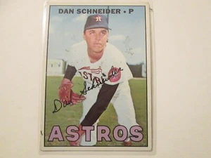 1967 Topps Baseball Hi # 543 Dan Schneider Houston Astros Ex(+) - Picture 1 of 1