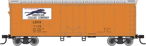 AMERICAN COLOID (PANTHER LOGO) 40' PLUG DOOR BOXCAR BY ATLAS TRAINMAN-EXCELLENT - Picture 1 of 1