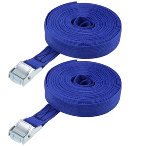 Leva Hebilla Atado Amarre Correa 8Mx25mm 250Kg, Azul, Paquete de 2 - Imagen 1 de 6