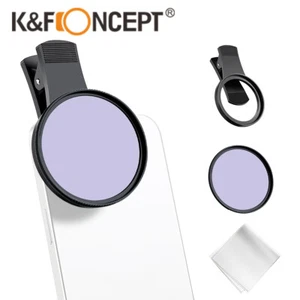 K&F Concept Phone Lens Filter 52mm Thread Clip Natural Night - Picture 1 of 8