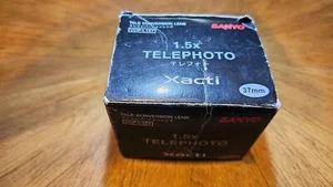 SANYO TELEPHOTO LENSE- VCP-L157- NEW IN BOX- PLUS WIDE LENSE-37MME - Picture 1 of 6