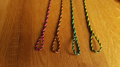 Flemish Twist Bow String - D97/"Fast Flight" - Black & Bright Colors - Image 1 of 4