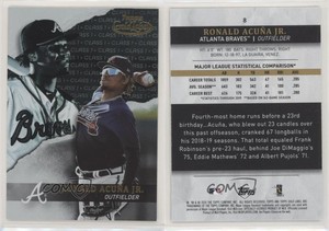 2020 Topps Gold Label Class 1 Black Ronald Acuna Jr #8