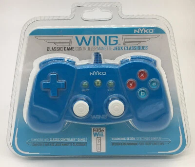 Nyko Blue Wing Controller For Wii Wired New Sealed HTF 2010 - Image 1 of 4