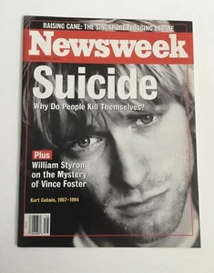 Kurt Cobain Nirvana NEWSWEEK Magazine April 18, 1994 NOS Newsstand Copy No Label - Picture 1 of 5
