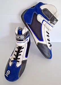 SCARPE KART SPARCO K-PRO KARTING SHOE BLUE SIZE US11 UK10 - Picture 1 of 9