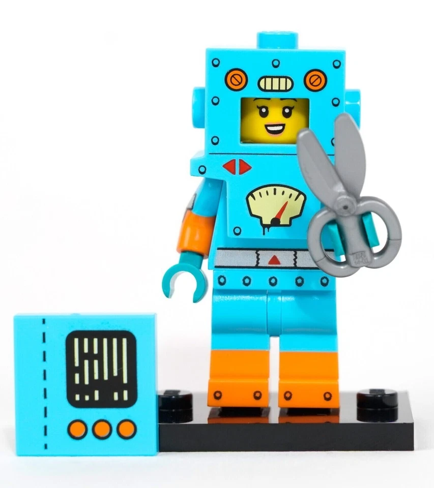 Lego 71034 Series 23 Halloween Cardboard Robot costume minifigure - Image 1 of 1