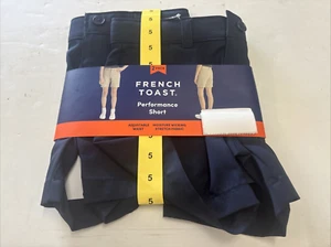 French Toast Girls Navy Prf Shorts 2 Pack Size 5 New - Picture 1 of 2