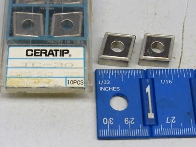 CERATIP CNMG-543 CARBIDE  INSERTS  (10 PCS) NEW GRADE TC-30 - Image 1 of 2