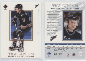 2002-03 Pacific Private Stock Reserve Red /50 Sergei Gonchar #98