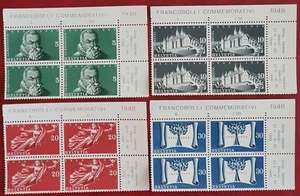 SELLOS SUIZA 1948, CENTENARIO ,BLOQUE 4 - Imagen 1 de 6