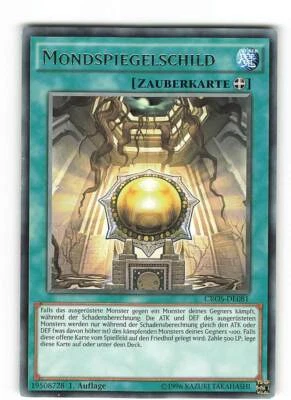 Yugioh MONDSPIEGELSCHILD , cros-de081 Rare deutsch Near Mint  - Bild 1 von 2