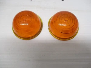 2 ámbar DORAY LAMP Co. lente de vidrio camión cabina remolque guardabarros luz 1236 - Imagen 1 de 13