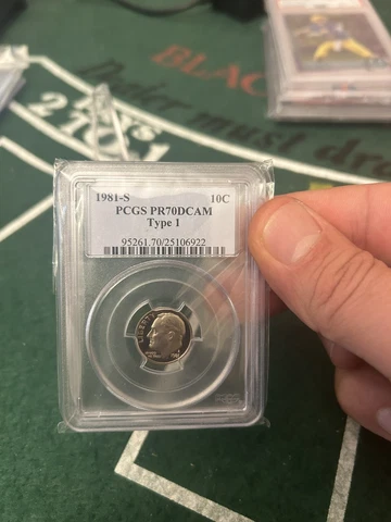 1981-S 10C Roosevelt Dime Type-1 PCGS PR69DCAM CLAD 22stt0623 Cover