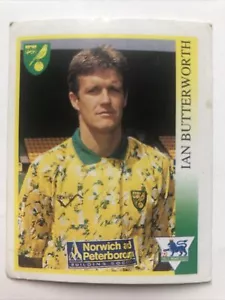 Merlin Premier League 1994 Football Sticker Ian Butterworth Norwich City 288 - Picture 1 of 2