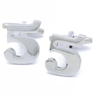 Cufflinks - Number 5 Five - Imagen 1 de 5