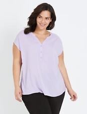EU 46 AUTOGRAPH - Plus Size - Womens Winter Tops - Purple Blouse / Shirt