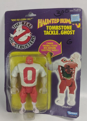 1988 The Real Ghostbusters Haunted Humans Tombstone Tackle Football Figure Cover