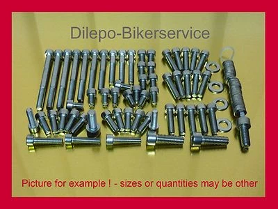 Kit Tornillos Acero Inoxidable Tornillos Motor Cubierta para Triumph Daytona 900 T300 Foto 1 de 2