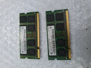 2 x 1GB Laptop Memory DDR2 PC2-5300S - HYS64T128021EDL-3S-B2 - SODIMM - used - Picture 1 of 2