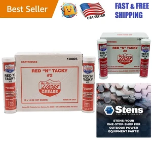 High-Performance Stens Red N Tacky Grease, 10x14 oz for Extreme Conditions - Picture 1 of 9