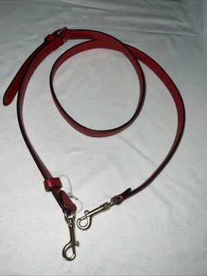 Кожаный сменный плечевой ремень через плечо Coach фурнитура красное золото - Изображение 1 из 4