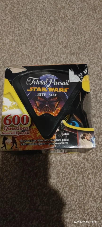 Star Wars Trivial Pursuit Bite-Size Edition Board Game Hasbro Brand New - Image 1 of 1