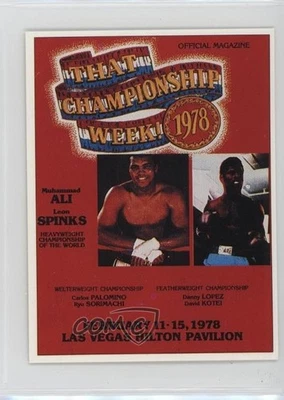 1993 Sporting Profiles The Greatest Muhammad Ali Leon Spinks Ali v Spinks I #47 - Image 1 of 2