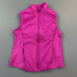 Spyder Active Vest Women's Medium Pink Nylon Full Zip Lightweight Stretch - Picture 1 of 9