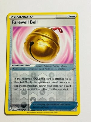 FAREWELL BELL 2021 Pokemon Fusion Strike Reverse Holo Uncommon POKÉMON 234/264 - Image 1 of 2