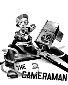 Póster de The Cameraman - Arte de pared de película Buster Keaton - 12X16/16X20/18X24/24X36 - Imagen 1 de 11