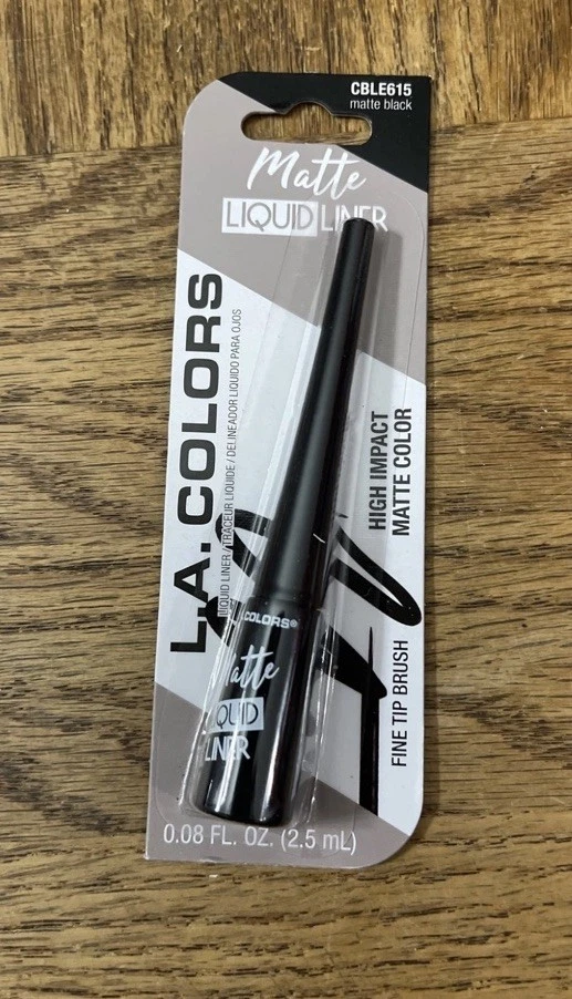 La Colors Matte Black Liquid Liner Cble615 High Impact Eyeliner