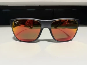 Maui Jim Sunglasses MJ-803-14 Polarized Brown Lens Wrap Japan Men’s - Picture 1 of 5