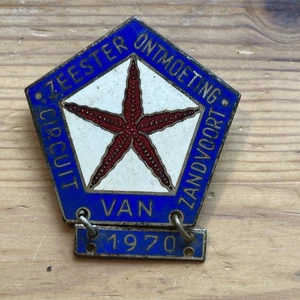 1970 Starfish Dutch Motorcycle Rally Enamel Pin Badge - Picture 1 of 3