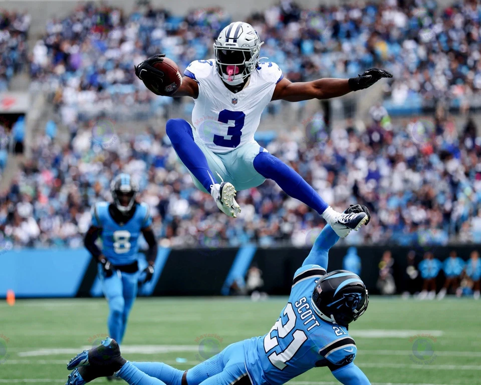 Foto 8x10 GEORGE PICKENS Dallas Cowboys NFL WR Pro Bowl Foto 1 de 1