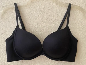 Victoria's Secret Plunge BH 34B Push Up BREITE BÄNDER schwarz 65% Nylon/35% Elasthan - Bild 1 von 9