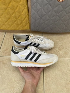 Adidas Originals SL 72 RS Trainers Shoes White Black Yellow Size 10.5uk IH4823 - Picture 1 of 20