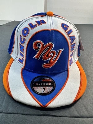 Gorra ajustada de béisbol de la Liga Negra de los Lincoln Giants de Nueva York talla 7 NLB NUEVA Foto 1 de 4