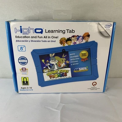 儿童学习平板电脑 Epik HighQ 8 英寸平板电脑 16GB 四核蓝色二手带盒 — 第 1/4 张图片