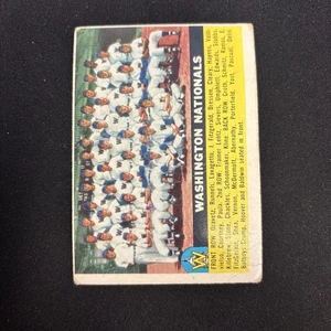 1956 Topps - Washington Nationals #146 Gray Back - Picture 1 of 2