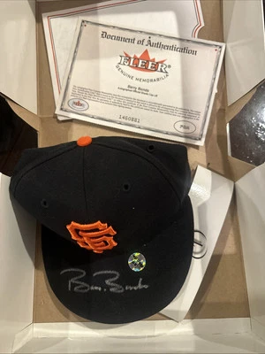 Barry Bonds Signed Hat - Image 1 of 3