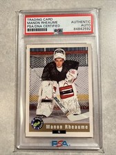 Manon Rheaume RC Auto PSA/DNA 1992 Classic National Gol Auto #59