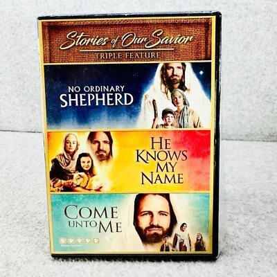STORIES OF OUR SAVIOR TRIPLE FEATURE DVD New Sealed Come Unto Me - Image 1 of 4