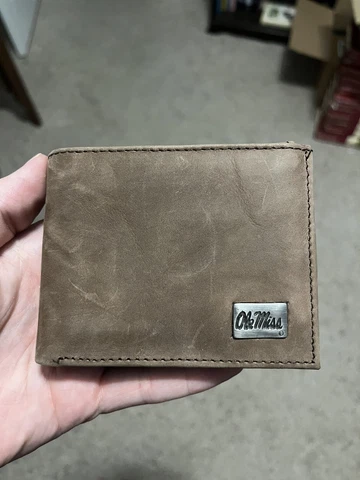 Ole Miss Rebel Men’s Wallet Brand New Mississippi Cover
