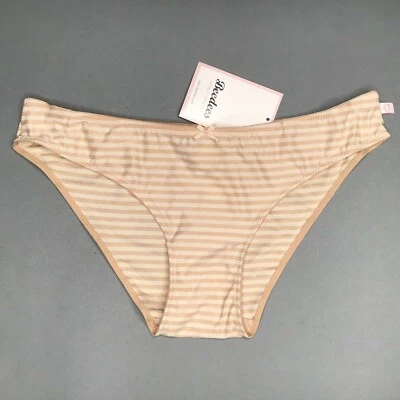 BeeDees New Day Mini Damen Slip Weiß, Beige, Schwarz gestreift Neu - Bild 1 von 3