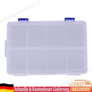 Verstellbare Aufbewahrungsbox mit 8 Fächern, Schmuck-/Werkzeugbehälter-Organizer - Bild 1 von 10