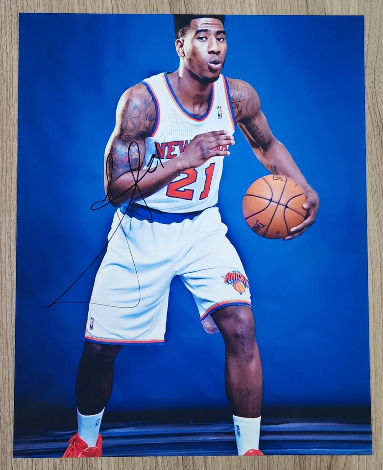 Foto firmada por Iman Shumpert de 8x10 New York Knick de baloncesto NBA Auto RAD Foto 1 de 1