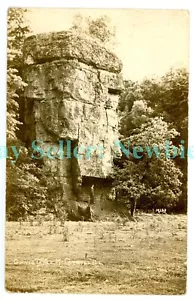 Mt Carroll IL - GIGANTES MESA DE TÉ AFLORAMIENTO ROCK - RPPC C.R. Postal para niños - Imagen 1 de 2