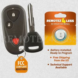 Keyless Entry Remote for 2001 2002 2003 2004 2005 2006 Acura MDX Fob Car Key - Picture 1 of 7